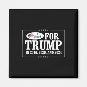 Jag Röstade På Trump År 2016 Magnet