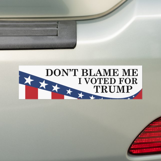 Jag Röstade På Trump Bildekal (På Bil)