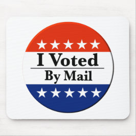 Jag röstade per post musmatta