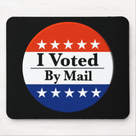 Jag röstade per post musmatta