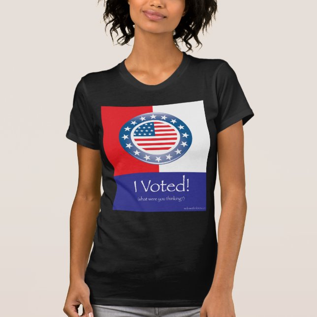Jag röstade T-tröja Tee Shirt (Framsida)