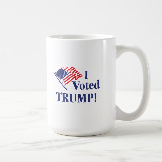 Jag röstade trump kaffemugg (Höger)