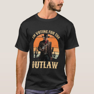 Jag röstar för den urusla slumpen Cowboy Sunse T Shirt