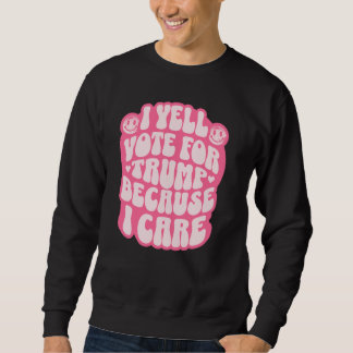 Jag röstar för det dömda filonet lång ärmad tröja