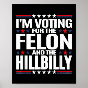 Jag röstar för Féon&ammet, Hillbilly 2024 P Poster