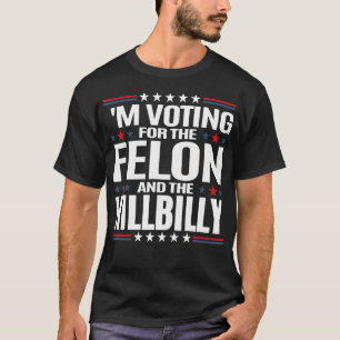 Jag röstar för filonen och Hillbilly T Shirt