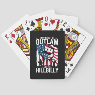 Jag röstar för lagen och Hillbilly 2024 Casinokort