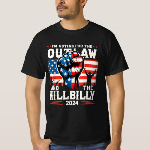 Jag röstar för lagen och Hillbilly 2024 T Shirt