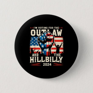 Jag röstar för lagen och Hillbilly 2024 US Knapp