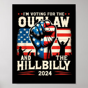 Jag röstar för lagen och Hillbilly 2024 US Poster