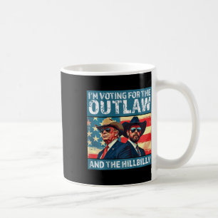 Jag röstar för lagen och Hillbilly Trump Kaffemugg