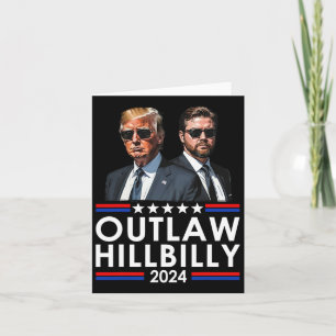 Jag röstar för lagen och Hillbilly Trump Kort