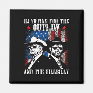 Jag röstar för lagen och Hillbilly Trump Magnet