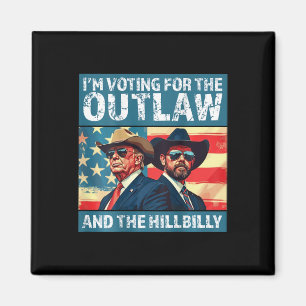 Jag röstar för lagen och Hillbilly Trump Magnet