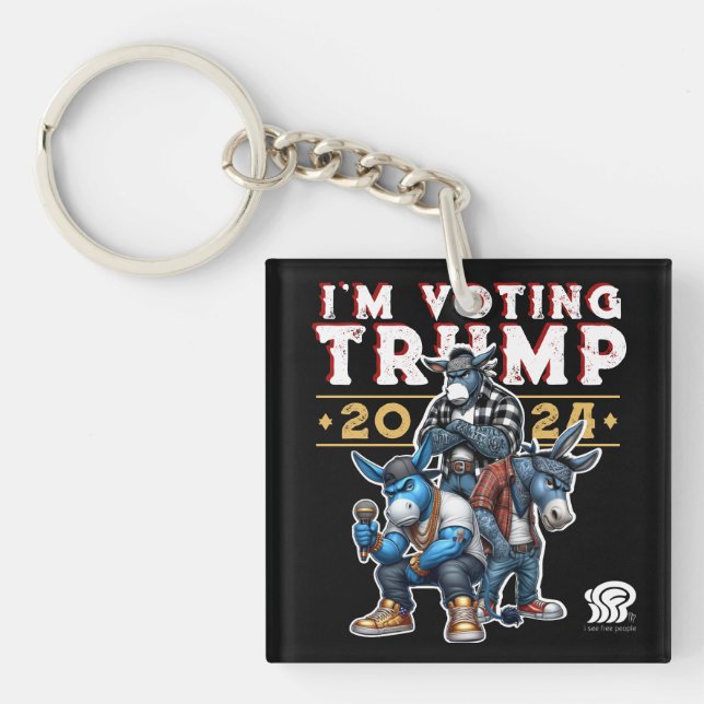 JAG RÖSTAR FÖR TRUMP 2024 (Framsidan)