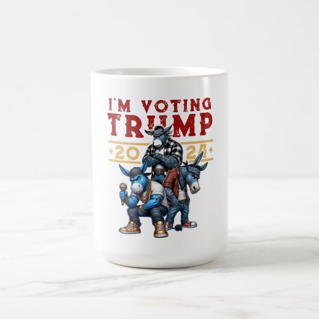 JAG RÖSTAR FÖR TRUMP 2024 KAFFEMUGG (Center)