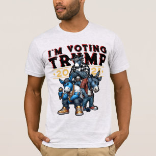 JAG RÖSTAR FÖR TRUMP 2024 T SHIRT