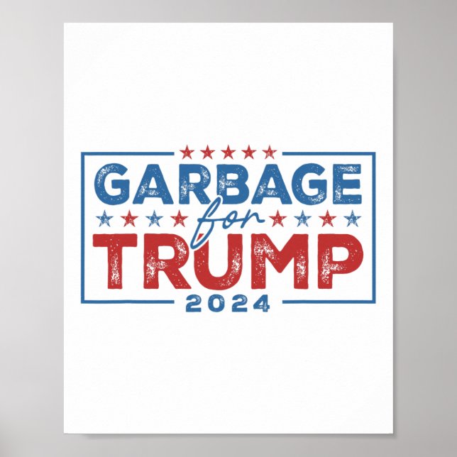 Jag röstar för trumpemansförbud Hillbilly Poster (Framsidan)