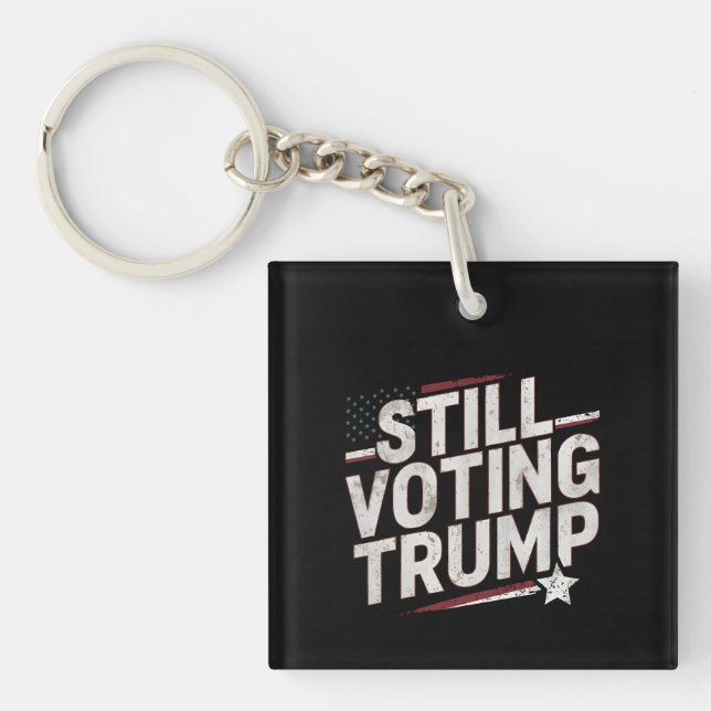 Jag röstar fortfarande för Trump American 2024 (Framsidan)