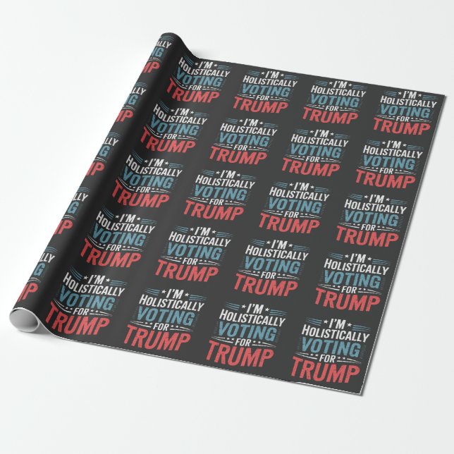 Jag röstar helhjärtat för Trumpval Harris Presentpapper (Utrullad)