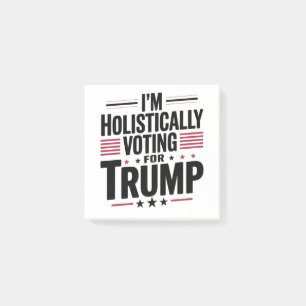 Jag röstar helhjärtat för Trumpval Kamala Post-it Block