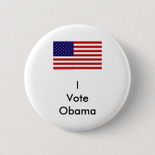 Jag röstar Obama Knapp