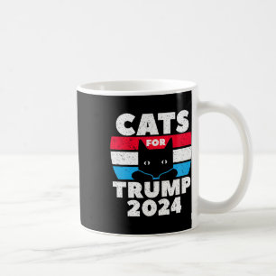 Jag röstar om katter för trumman 2024 Valdebatt Kaffemugg