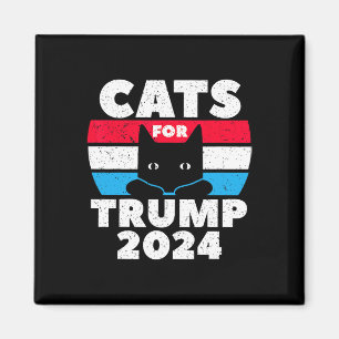 Jag röstar om katter för trumman 2024 Valdebatt Magnet
