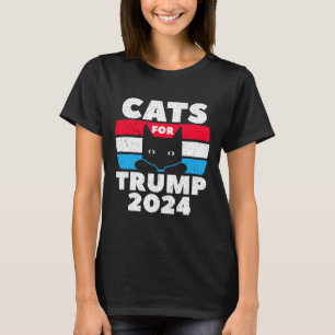 Jag röstar om katter för trumman 2024 Valdebatt T Shirt