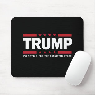 Jag Röstar På Den Dömda Brottslingen Pro Trump 202 Musmatta