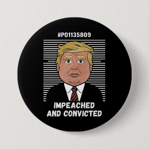 Jag Röstar På Den Dömde Brottslingen Pro Trump 202 Knapp