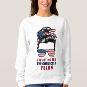Jag Röstar På Den Dömde Brottslingen Pro Trump 202 T Shirt