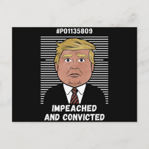 Jag Röstar På Den Dömde Brottslingen Pro Trump 202 Vykort