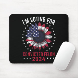Jag Röstar På Den Dömde Felonien Pro Trump 2024 Musmatta