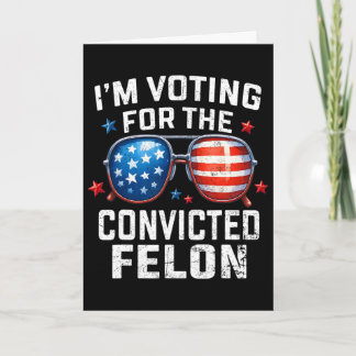 Jag Röstar På Dömd Felon Pro 2025 Amerika Kort