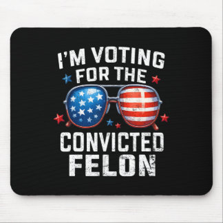 Jag Röstar På Dömd Felon Pro 2025 Amerika Musmatta