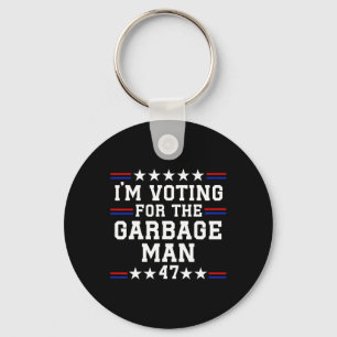 Jag röstar på Garge Man - Garge för Trump Nyckelring