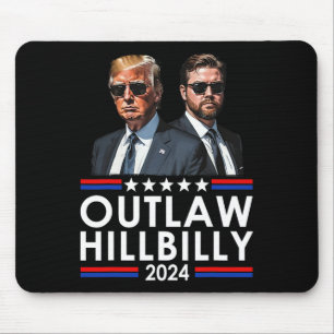 Jag röstar på Outlaw och Hillbilly Trump Musmatta