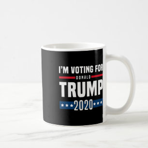 Jag Röstar På Trump Valet Kaffemugg