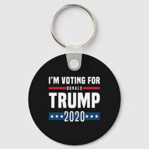 Jag Röstar På Trump Valet Nyckelring