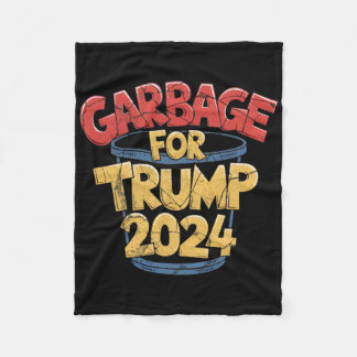 Jag röstar på Trump Vance Outlaw Hillbilly 1 Fleecefilt