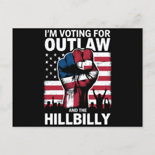 Jag Röstar På Utbölingen Och Hillbilly 2024 U Vykort