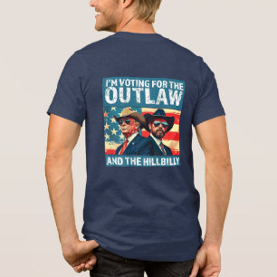 Jag Röstar På Utbölingen Och Hillbilly Trump T Shirt