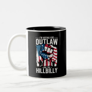 Jag Röstar På Utbölingen Och Hillbillyn 2024 Två-Tonad Mugg