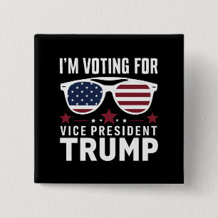 Jag röstar på vicepresident Trump 2024 års val Knapp