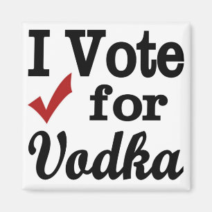 Jag röstar på Vodka Magnet