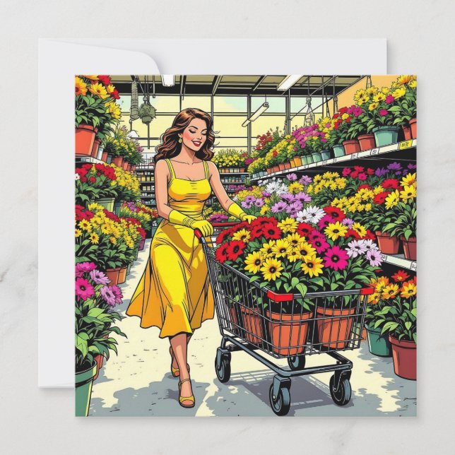 Jag roterar för de här plantorna |  Pun Kort (Framsida)