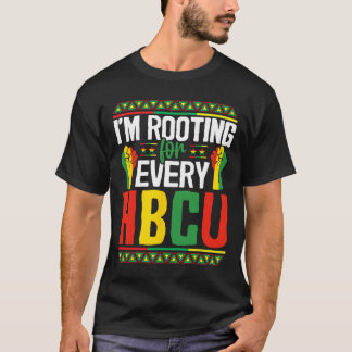 Jag roterar för varje hbcu-svart historikmånad t shirt