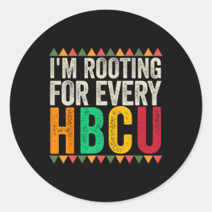 Jag roterar varje HBCU Student HBCu College Runt Klistermärke