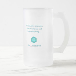 Jag rullar bättre frostat ölglas